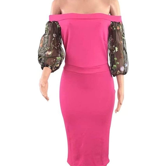 Floral unique Dress Size Large - Picture 1 of 2